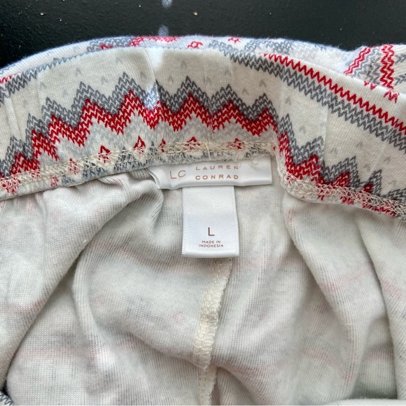 Christmas Fair Isle Pajama 2-Piece Lauren Conrad Set - Picture 6 of 9